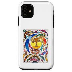 Fly Me to the Moon Retro Cosmic Dreams Pop Art iPhone 11 Case