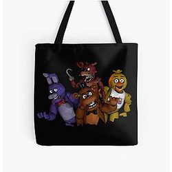 Five Nights at Freddy's Bags - Five nights at freddy's  All Over Print Tote Bag