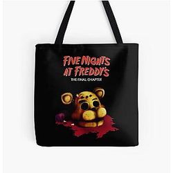 Five Nights at Freddy's Bags - Five Nights at Freddy's The Final Chapter - FNAF 4 All Over Print Tote Bag