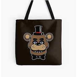 Five Nights at Freddy's Bags - Five Nights at Freddy's - FNAF - Freddy Fazbear  All Over Print Tote Bag