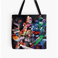 Five Nights at Freddy's Bags - Five Nights at Freddy's: Security Breach Art All Over Print Tote Bag