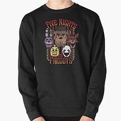 Five Nights at Freddy's Sweatshirts - Five Nights At Freddy's Pizzeria Multi-Character Pullover Sweatshirt