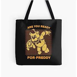 Five Nights at Freddy's Bags - Five Nights At Freddy's I Survived Boy's   All Over Print Tote Bag