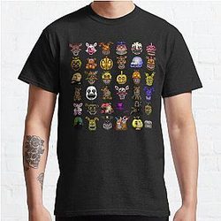 Five Nights at Freddy's T-Shirts - Five Nights at Freddy's - Pixel art - Multiple Characters New Set Classic T-Shirt