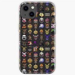 Five Nights at Freddy's Cases - Five Nights at Freddy's - Pixel art - Multiple Characters New Set iPhone Soft Case