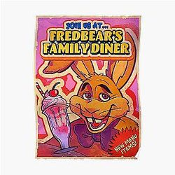 Five Nights at Freddy's Posters - Five Nights at Freddy's Security Breach - Rabbit  Poster