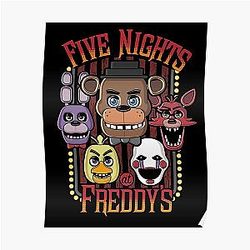 Five Nights at Freddy's Posters - Five Nights At Freddy's Pizzeria Multi-Character Poster