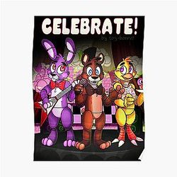Five Nights at Freddy's Posters - Five Nights At Freddy's - Celebrate! Poster