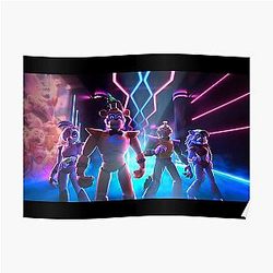 Five Nights at Freddy's Posters - Five Nights at Freddy's: Security Breach FIVE Animals Poster