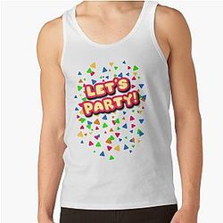 Five Nights at Freddy's Tank Tops - Five Nights at Freddy's - FNAF - Let's Party - Toy Chica Tank Top