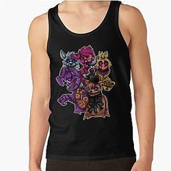 Five Nights at Freddy's Tank Tops - Aftonbuilt FNAF Five Nights at Freddy's Aftonbuilt Tank Top