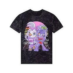 Chibi Glamrock Chica & Roxy Dark TTPM1301 Five Nights at Freddy's T-Shirts