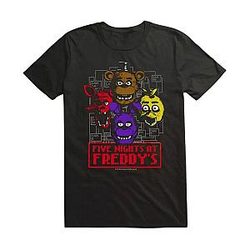 Camera Map Characters TTPM1301 Five Nights at Freddy's T-Shirts