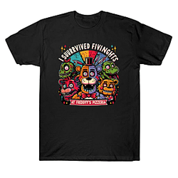 Retro Horror Game Night Guard Tee NTAN0204 Five Nights at Freddy's T-Shirts