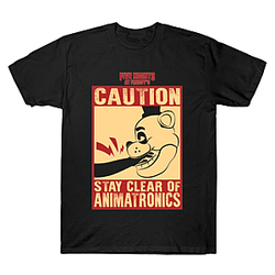 Creepy Animatronic Character Graphic NTAN0204 Five Nights at Freddy's T-Shirts