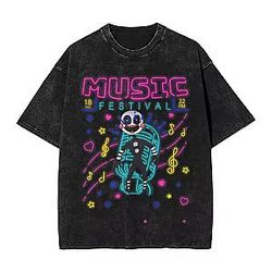 Music Festival PTTT2606 Washed  Five Nights at Freddy's T-Shirts