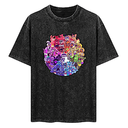 Five Nights at Freddy's Circle Washed T-Shirt Five Nights at Freddy's T-Shirts