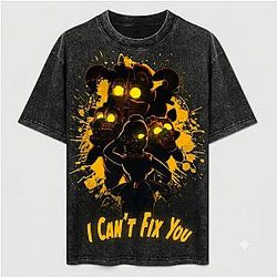 I Can't Fix You Five Nights at Freddy's Washed T-Shirt Five Nights at Freddy's T-Shirts