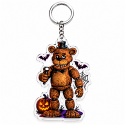 [Hot] FNAF Freddy Fazbear Halloween 2026 NTMD0709 Five Nights at Freddy's  Acrylic Keychain 