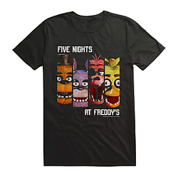 Five Nights At Freddy's Character Panels T-Shirt NTT079 Five Nights at Freddy's T-Shirts