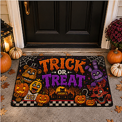 Trick Or Treat Halloween Five Nights at Freddy's Doormat