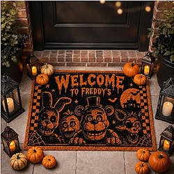 Welcome to Freddy's Halloween Five Nights at Freddy's Doormat