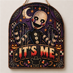 Halloween FNAF Wood Sigh It's me NTT089 Five Nights at Freddy's Decoration