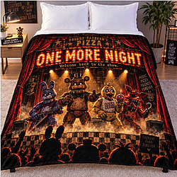 One More Night FNAF Blanket NTT089 Five Nights at Freddy's Blanket