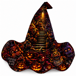 Trick Or Treat Pumpkins Animatronics Halloween LA0909 Five Nights at Freddy's Keychains