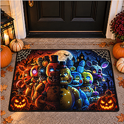 Halloween Themed PTTT1709  Five Nights at Freddy's Doormat