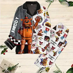 Halloween Freddy Fazbear Five Nights At Freddy's Pajamas Set