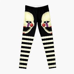 Five Nights at Freddy's Leggings - Five Nights at Freddy's 2 - Pixel art - Marionette Leggings