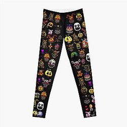 Five Nights at Freddy's Leggings - Five Nights at Freddy's - Pixel art - Multiple Characters New Set Leggings
