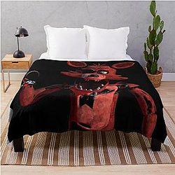 Five Nights at Freddy's Blanket - FNAF - FIVE NIGHTS AT FREDDY'S - FOXY Throw Blanket