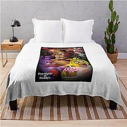 Five Nights at Freddy's Blanket - Five Nights At Freddy's Throw Blanket