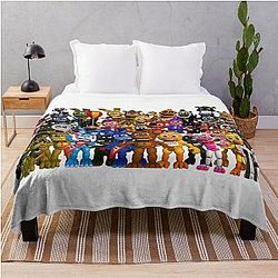 Five Nights at Freddy's Blanket - Five Nights at Freddy's all Throw Blanket