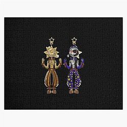 Five Nights at Freddy's Puzzles - SunDrop &amp; MoonDrop FNAF Five Nights at Freddy's Security Breach Jigsaw Puzzle
