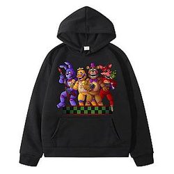 Five Nights at Freddy's Hoodies - Five Nights at Freddy's Bear Rabbit Game Kawaii Pullover Hoodie