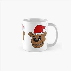 Five Nights at Freddy's Mugs - Five Nights At Freddy's Inspired Santa Claus FNAF Freddy Fazbear Classic Mug