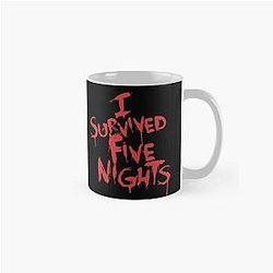 Five Nights at Freddy's Mugs - I Survived Five Nights At Freddy's Pizzeria Classic Mug