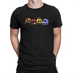 FNAF Game Characters Pixel Art Distinctive T-shirt