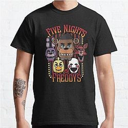Five Nights at Freddy's T-Shirts - Five Nights At Freddy's Pizzeria Multi-Character Classic T-Shirt