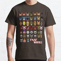 Five Nights at Freddy's T-Shirts - FNAF World Classic T-Shirt