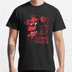 Five Nights at Freddy's T-Shirts - Five Nights At Freddy's Pizzeria Game Over Classic T-Shirt