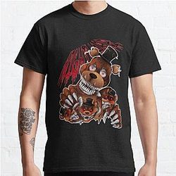 Five Nights at Freddy's T-Shirts - FIVE NIGHTS AT FREDDY'S 4- Nightmare Freddy Classic T-Shirt