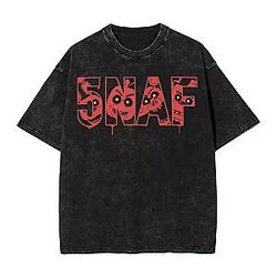 Graphic Washed PTTT2008  Five Nights at Freddy's T-Shirts