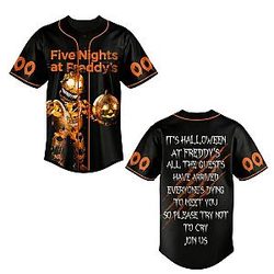 Freddy's Halloween Nightmare Baseball Jersey  