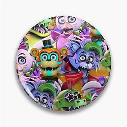 Five Nights at Freddy's Pins - Glamrock Freddy/Glamrock Chica/Montgomery Gator/Roxanne Wolf, Pin