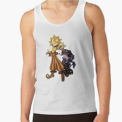 Five Nights at Freddy's Tank Tops - SunDrop and MoonDrop FNAF Security Breach Tank Top