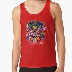 Five Nights at Freddy's Tank Tops - FNaF security breach merch Tank Top